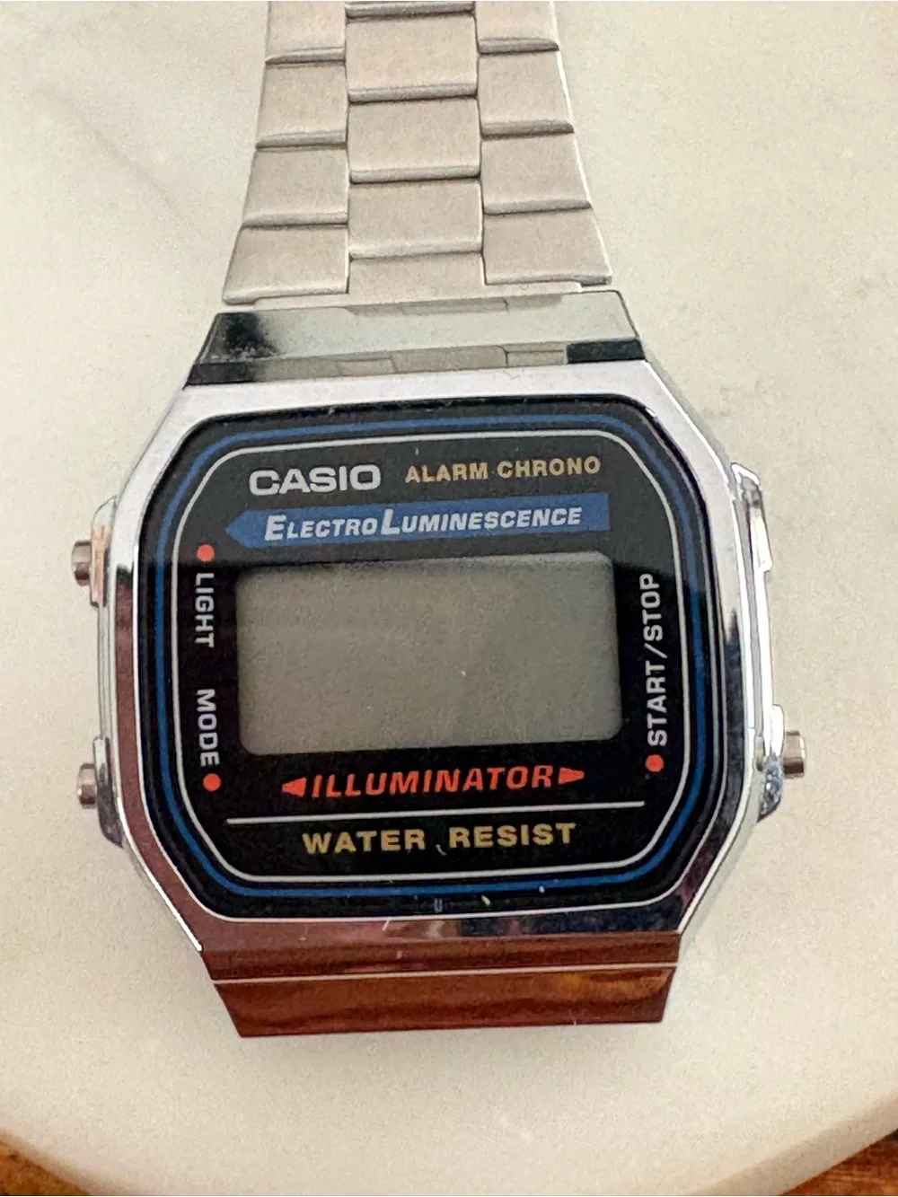Casio silver digital
